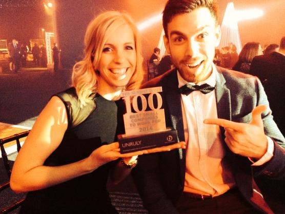 Unruly Named One Of The Best Companies To Work For In The UK By Sunday Times