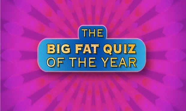 The Big Fat Advertising Quiz Of The Year