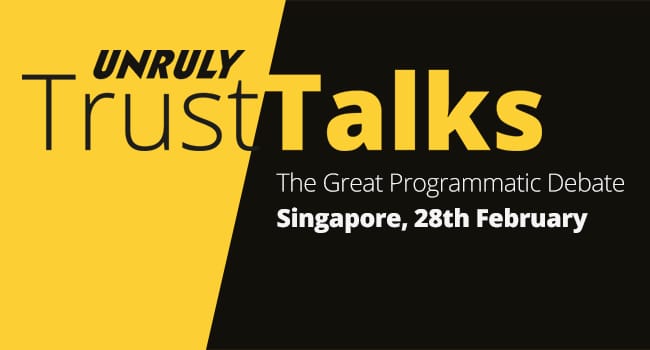 Trust Talks: The Great Programmatic Debate comes to Singapore