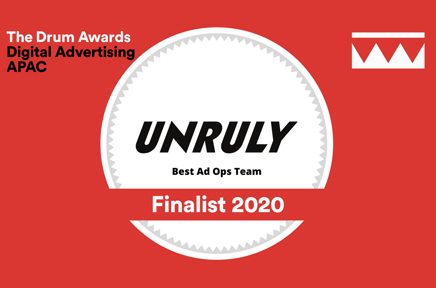 Unruly Nominated for Best Ad Ops Team at The Drum Digital Advertising Awards