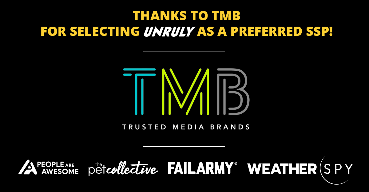 TMB Selects Unruly as a Preferred SSP Amid Strong CTV Viewership and Revenue Growth￼